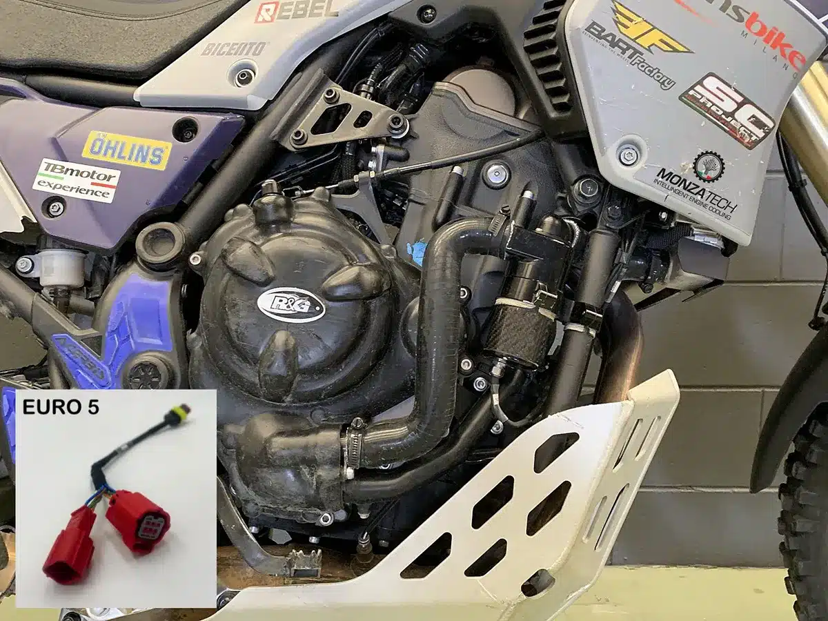 Motorcycle engine cooling kit Yamaha Ténéré T700 Euro 5